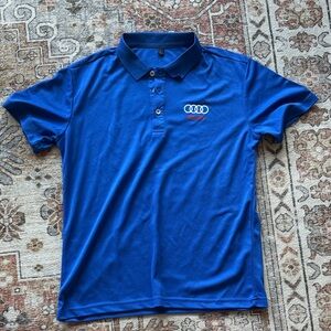 Blue Audi Men's Polo Shirt
